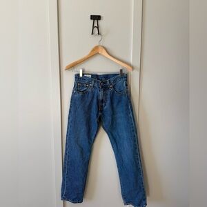 Vintage Levis 551 Jeans Womens 24‎ High Rise Mom Relaxed Fit Tapered Made In USA